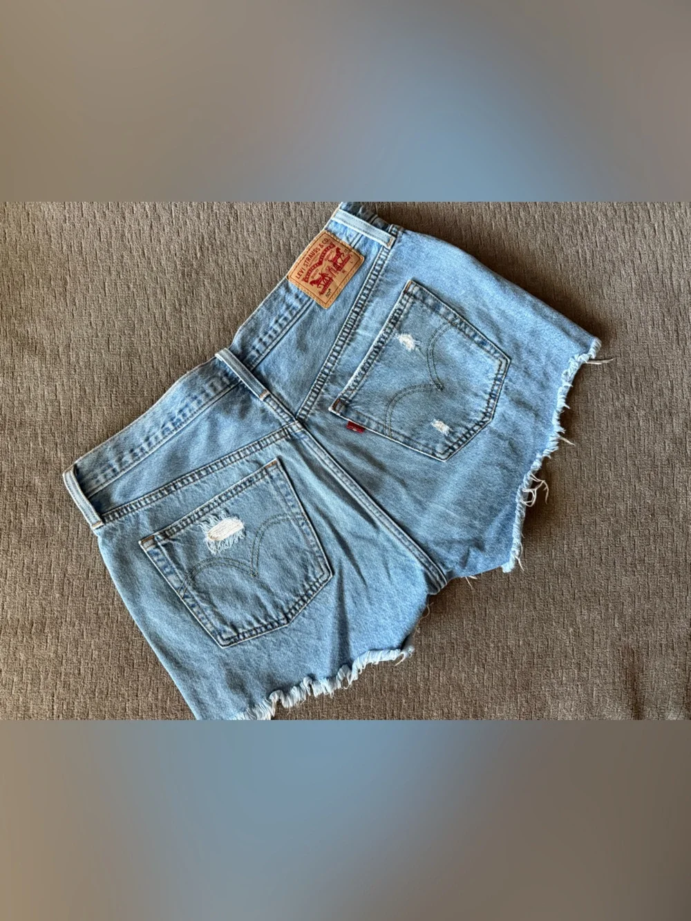 Levi’s 501 Distressed Denim Shorts